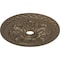 Ekena Millwork Bordeaux Deluxe Ceiling Medallion (Fits Canopies up to 4"), 23 5/8"OD x 3"ID x 2"P, Warm Silver CM23BOWSS - alternate 3